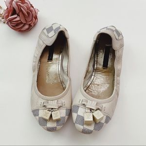 COPY - Louis Vuitton Damier Azur Canvas Ballerina…